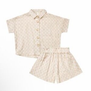 Rylee + Cru Checkered shell Kelli set